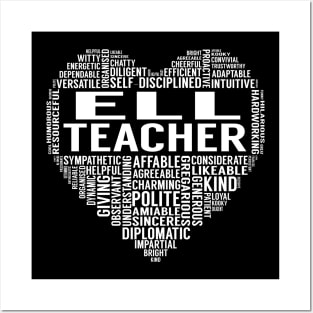 ELL Teacher Heart Posters and Art